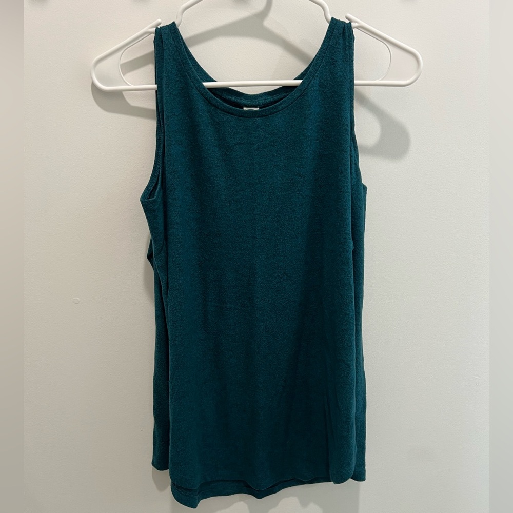 Old Navy Teal Open Shoulder Top